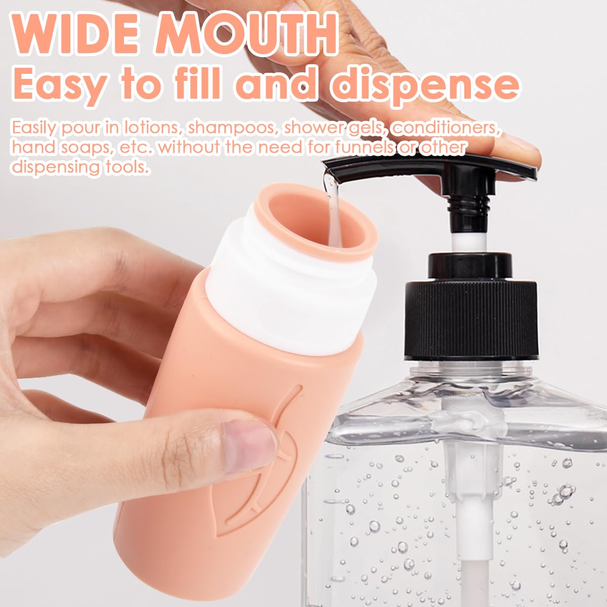 TMBMLPP Travel Bottles for Toiletries 17pcs Silicone Travel Bottle Set - Image 3