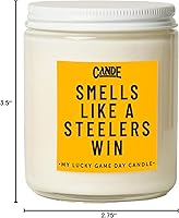 Vista 121 de CE Craft - Vela de Victoria de los Raiders - Regalo Temático de Fútbol (Cactus Bloom)