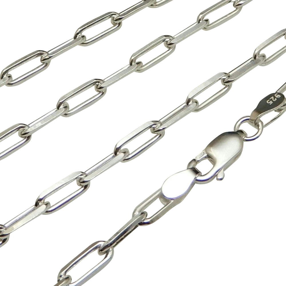 シルバー925 60cm 6mm 黒銀 ホピチェーン ネックレス silver