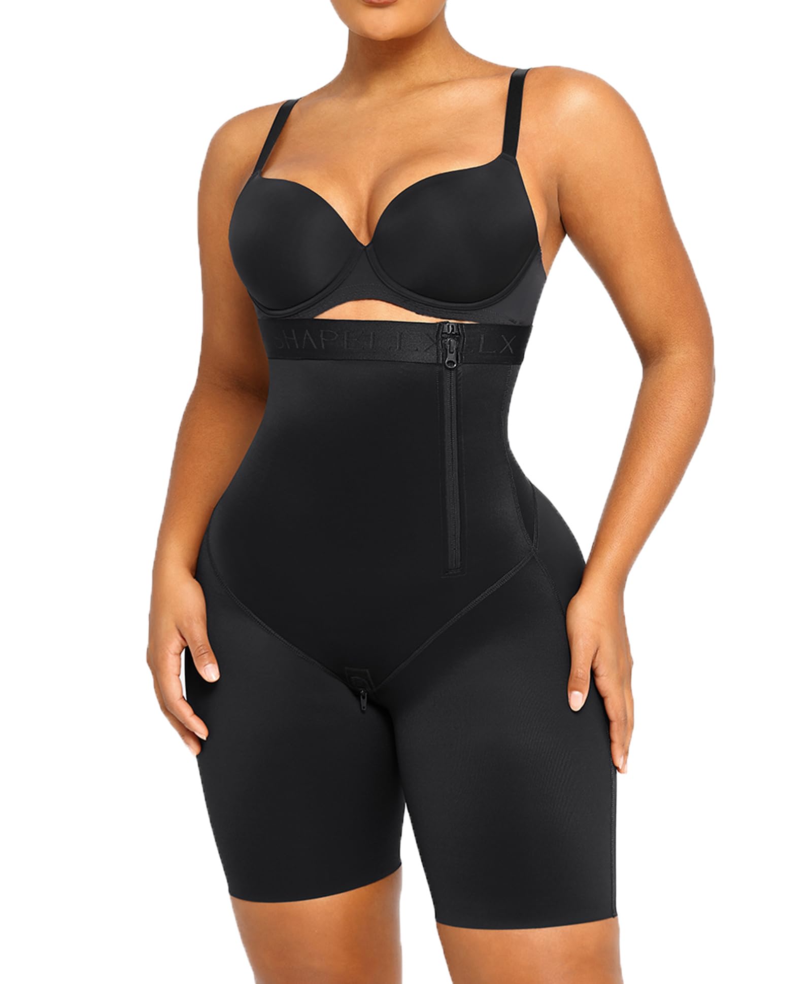 SHAPELLX Fajas Shapewear Bodysuit for Women Tummy Control Butt Lifter Short