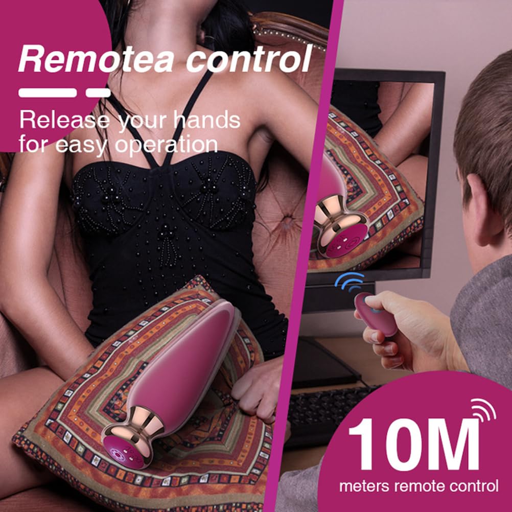 Vibrador De Tapón Anal Controlado por Aplicación, 9 Modos De Vibración Clásicos, Masajeador De Estimulación De Próstata del Punto G, Adecuado para Juguetes Sexuales para Adultos Y Parejas