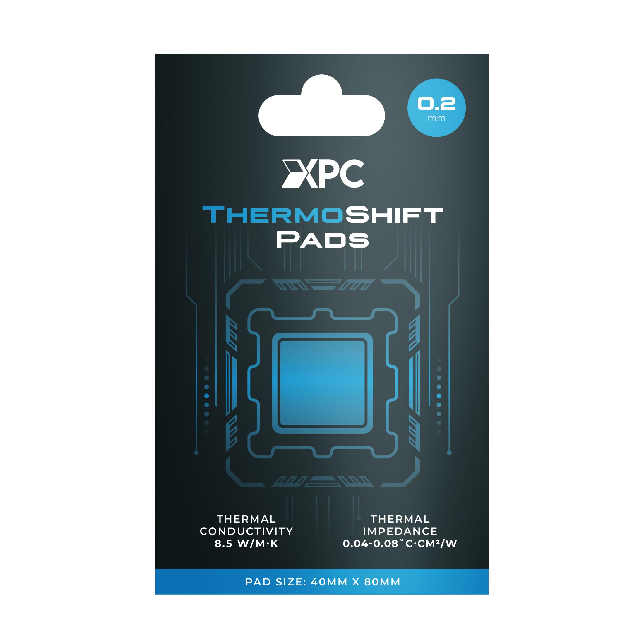 Amazon.com: XPC ThermoShift Phase Change Pads 40x80mm, 0.2mm