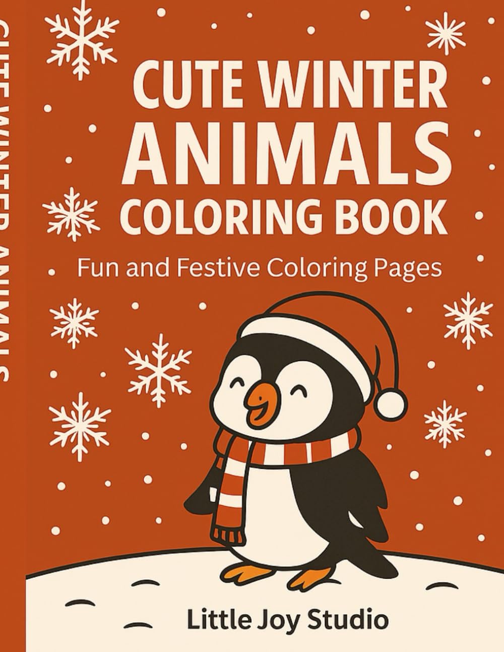 Animal Coloring Book: Cute Winter Animals – Fun & Relaxing Coloring Pages for Kids