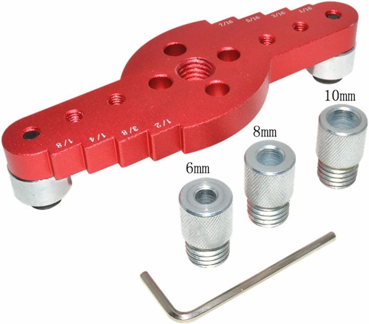 Measurement Tools Woodworking Scriber Center Punch Locator Wood Dowelling Jig Drilling Guide Tool Self Centering Joinery Woodworking Tools Portable (Color : 5 pcs)