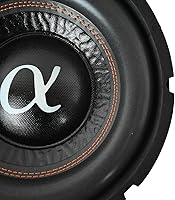 Vista 8 de Alphasonik ASW10D Serie AS 10" 900 vatios máx. / 300 vatios RMS Subwoofer de coche de 4 ohmios dual con cesta de acero estampado con imán