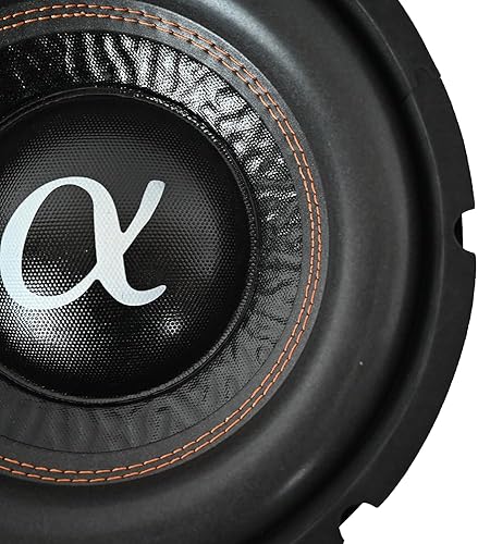 Miniatura 8 de Alphasonik ASW10D AS Series 10 pulgadas 900 vatios máx.  300 vatios RMS Dual 4 Ohm subwoofer para coche con sello cesta de acero con imán de