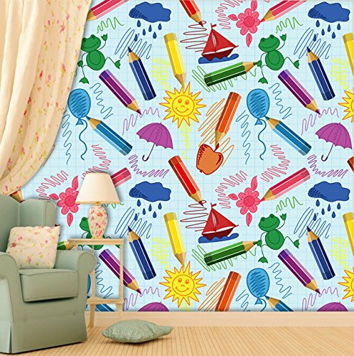 Nursery Décor Neutral Room Multicolour Animals Kids Wallpaper Design – GWD  Kids