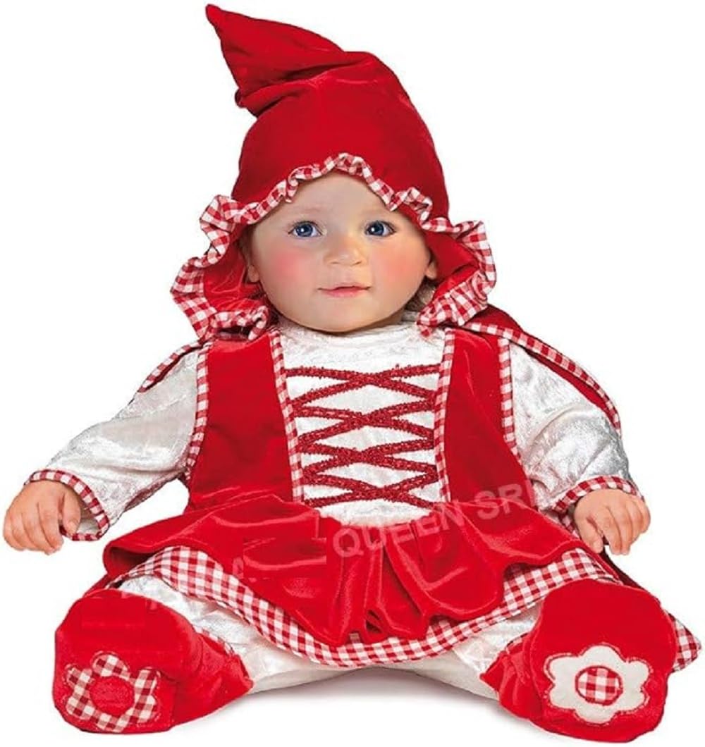 Fancy Magic Costume Carnevale Cappuccetto Rosso 3 6 9 Mesi Travestimento Neonato