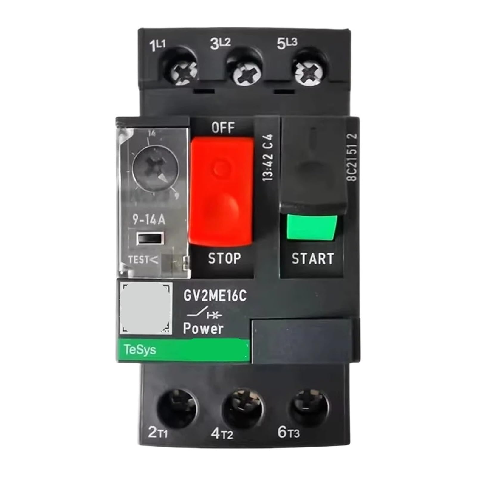 CJKXPZMH GV2M16 GV2ME16C GV2-ME16C GV2ME16 Motor circuit breaker, GV2, 3P, 9-14 A, screw clamp terminals