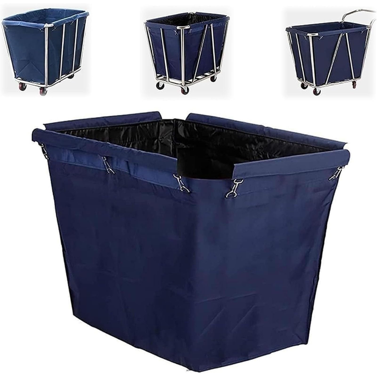 Sac de rangement pour chariot à linge idéal pour l'organisation des hôtels et le nettoyage