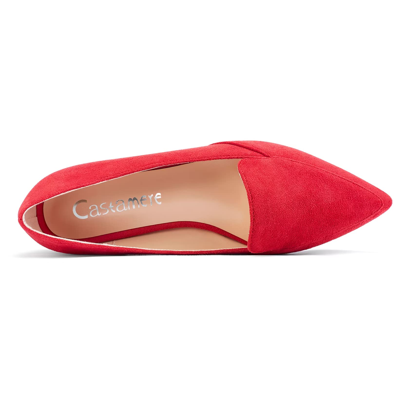 Castamere Mujer Bajos Heel Puntiaguada Punta Slip-on Pumps de Boda Oficina Zapatos