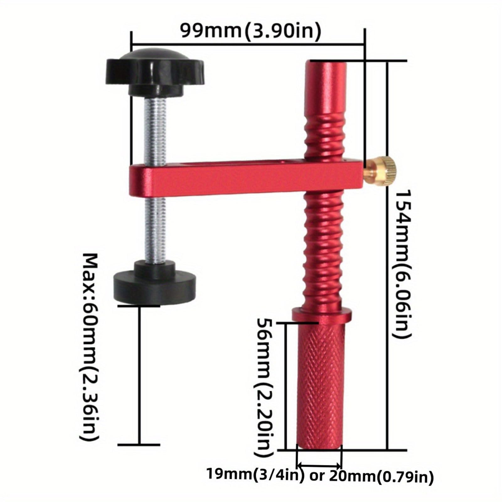 Bancos estables para carpintería, abrazaderas para perros, 19/20 mm, altura ajustable, herramienta de sujeción de mesa, bancos multiusos, abrazaderas para perros, herramienta de mano para carpintería