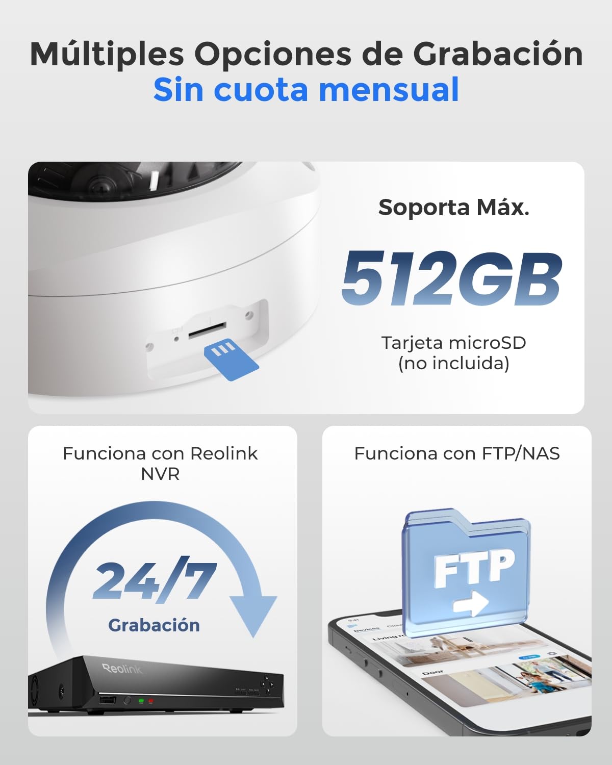 Reolink Cámara 4K PoE para Exteriores, Zoom óptico 5X, antivandálica IK10, Audio bidireccional, focos de visión Nocturna en Color, detección de Personas/vehículos/Animales, lapso de Tiempo, RLC-843A | Audio bidireccional, focos de visión Nocturna en Color