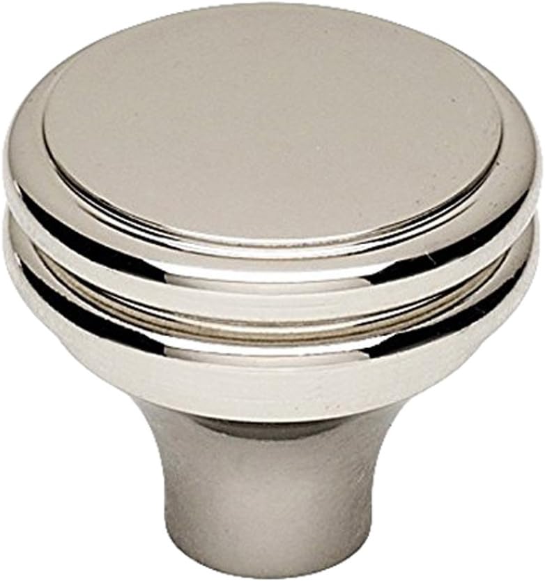 A1154-PN Traditional Knobs, Polished Nickel, 1-1/4