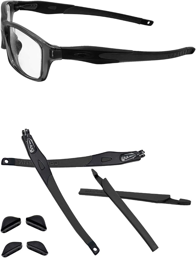Amazon.com: GOHIN - Juego de brazos y calcetines de repuesto para gafas  Oakley Crosslink Sweep PRO Switch Pitch, Negro, 0 : Ropa, Zapatos y Joyería