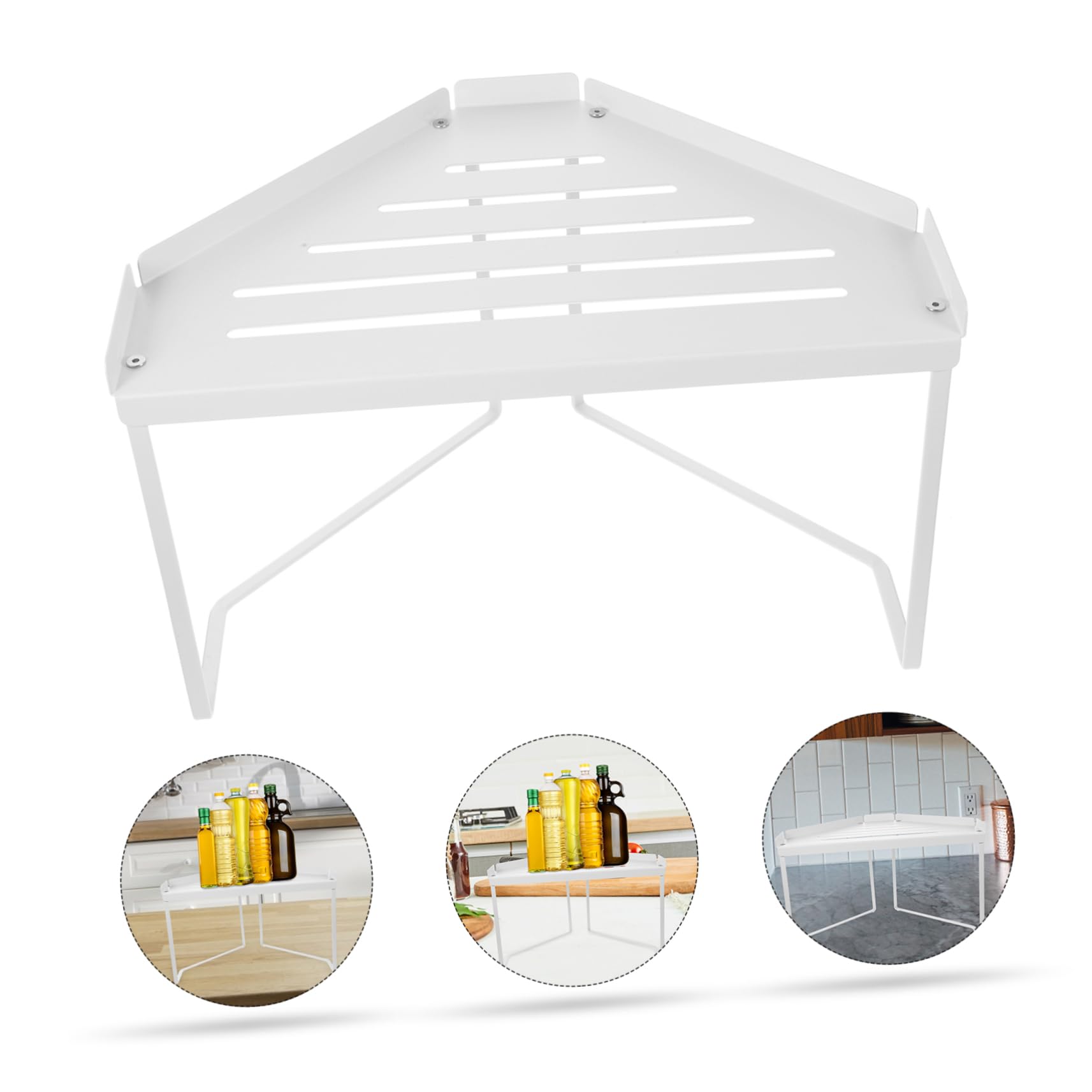 Cabilock Especiero De Encimera Mostrador Estante Organizador Cocina Organizador De Especias Mostrador De Condimentos Suministros De Cocina Metal Escritorio Estante De Cocina