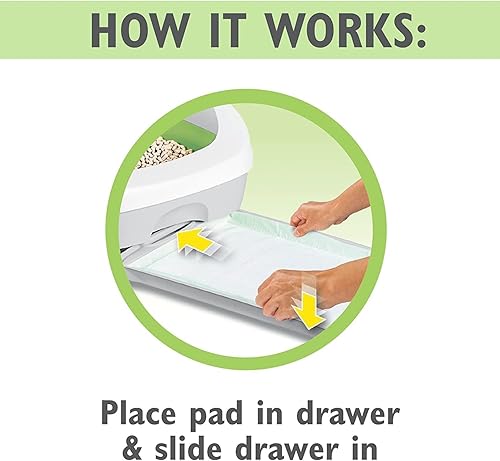 Miniatura 4 de Tidy Cats Breeze Spring Clean - Paquete de recambio de almohadillas para gatos (3) 10 unidades con toallitas Aurora Pet