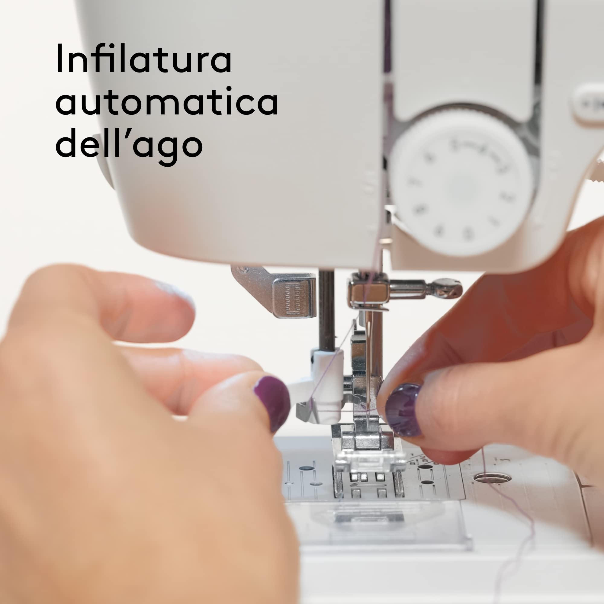 VIOLA Atelier E215 Macchina da cucire Elettronica, 215 Funzioni Cucito, Alfabeto, Infilatura Automatica, Facile da Usare