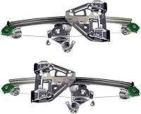 Vista 77 de TRQ Juego de elevalunas eléctrico trasero compatible con Volkswagen Golf 1999-2006 Jetta VW1550102 VW1551102 1999-2005