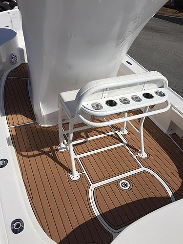 Miniatura 8 de KXKZREN Pisos de lancha de espuma EVA para cubierta de tarjetas de muestra autoadhesivas antideslizantes de teca sintética lancha de motor RV yate,