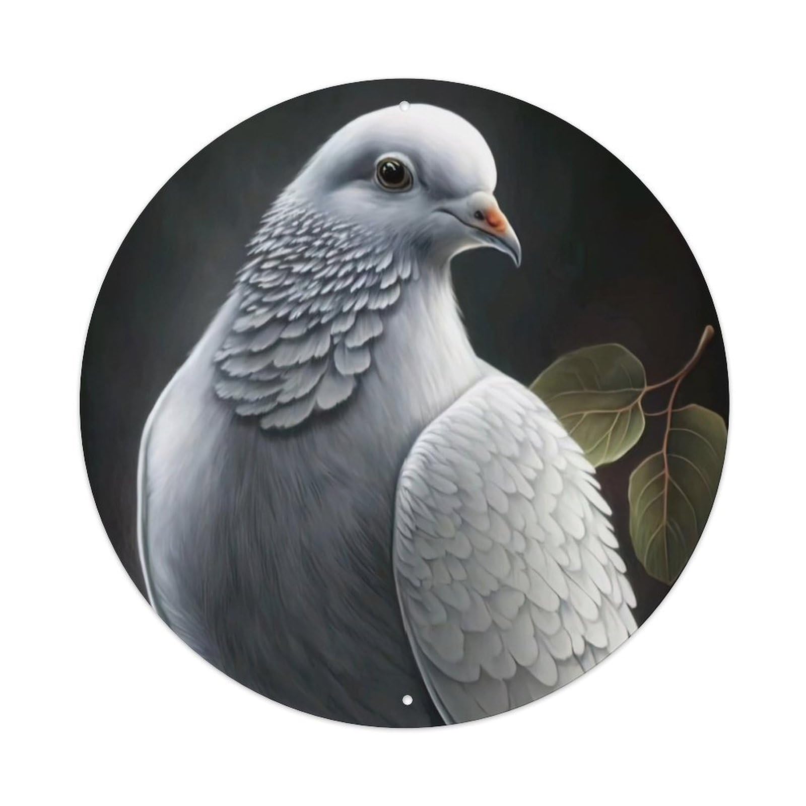 Animal Pigeon in The Tree Metal Tin Sign