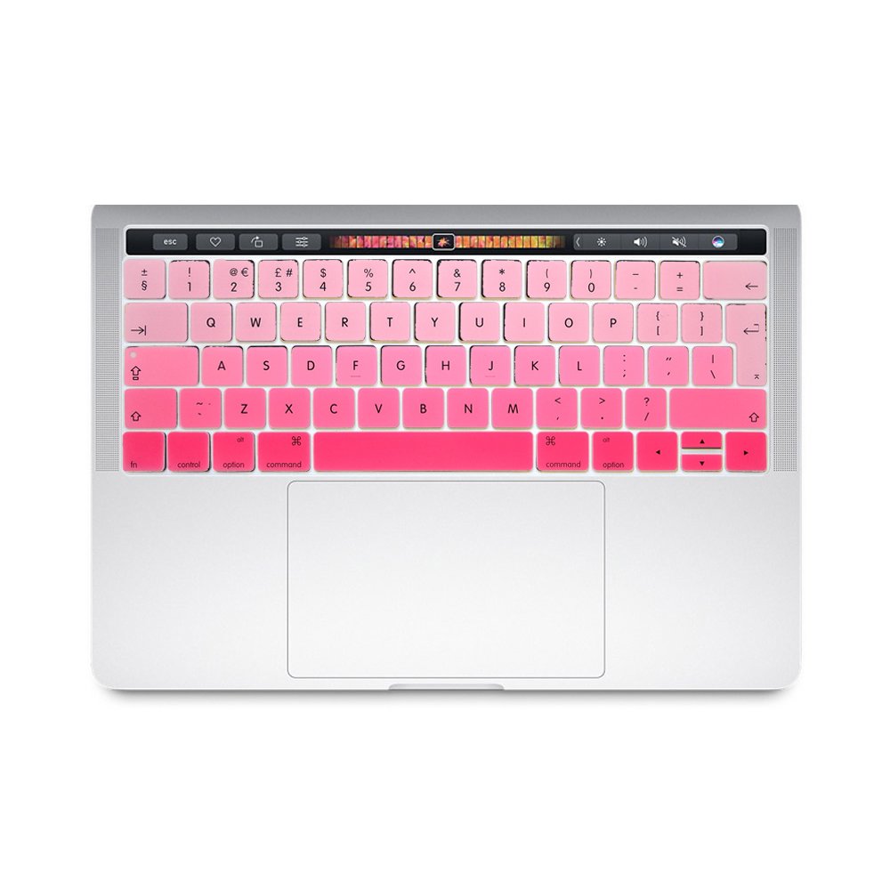 Se7enline Compatible with Macbook Keyboard Cover Skin for Mac Neo & Air 13/15 & Pro 14/16 inch (M5 M4 M3 M2 M1 A18 Pro) 2026/2025/2024/2023/2022/2021 Silicone Waterproof Dustproof EU Layout,Black — view 34