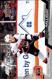 2024-25 Upper Deck AHL #110 Stephen Halliday Belleville Senators Star Rookie SP Official Hockey Trading Card (Stock Photo Shown, Near Mint to Mint Condition)