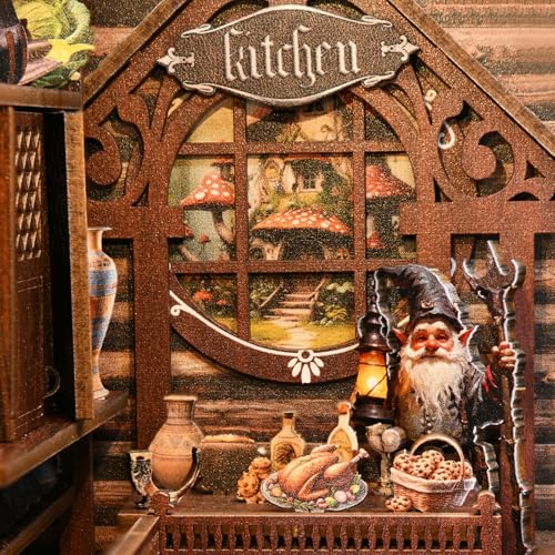 ETKVR Dwarfs' House Fairy Tale Book Nook Kit thumbnail 4