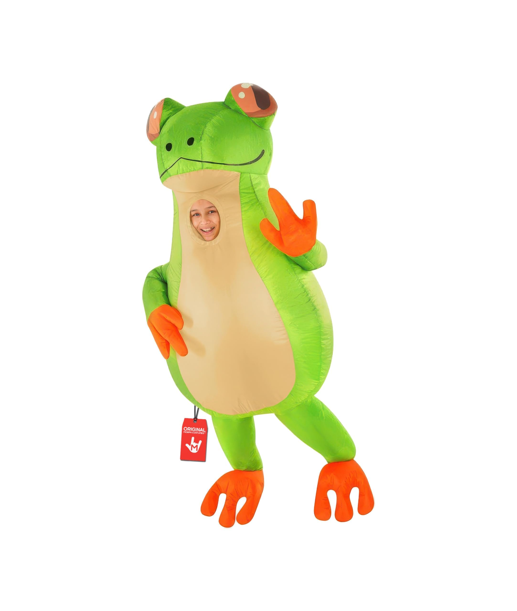 Morph Disfraz Rana Inflable Niño y Niña, Disfraces para Carnaval y Halloween