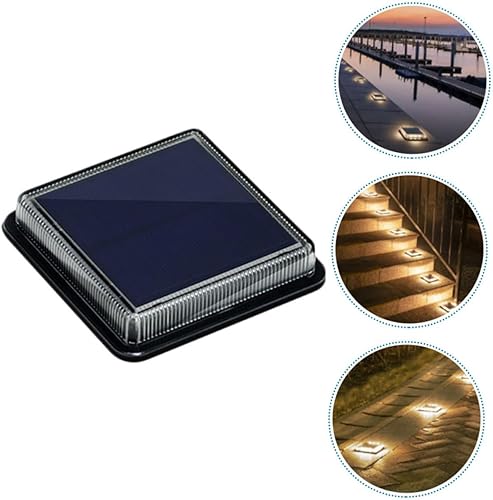 Miniatura 3 de Luces de jardín al aire libre accionadas por energía solar Lámpara de paso impermeable Lámpara solar poste luz fácil instalar para escaleras caminos