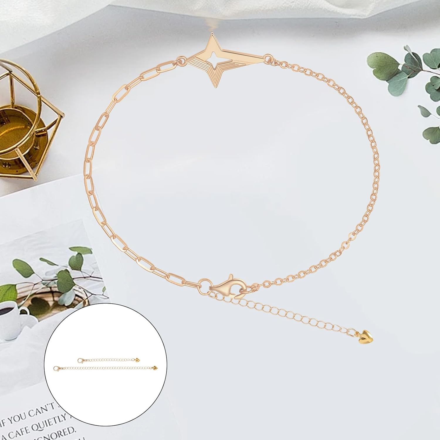 10 Pcs Gold Necklace Extenders for Women, Chain Extenders Set with Lobster Clasps for Jewelry Making and Repair, for Bracelets and Pendants 2 Inch and 3 Inch Extension Chains - Image 6