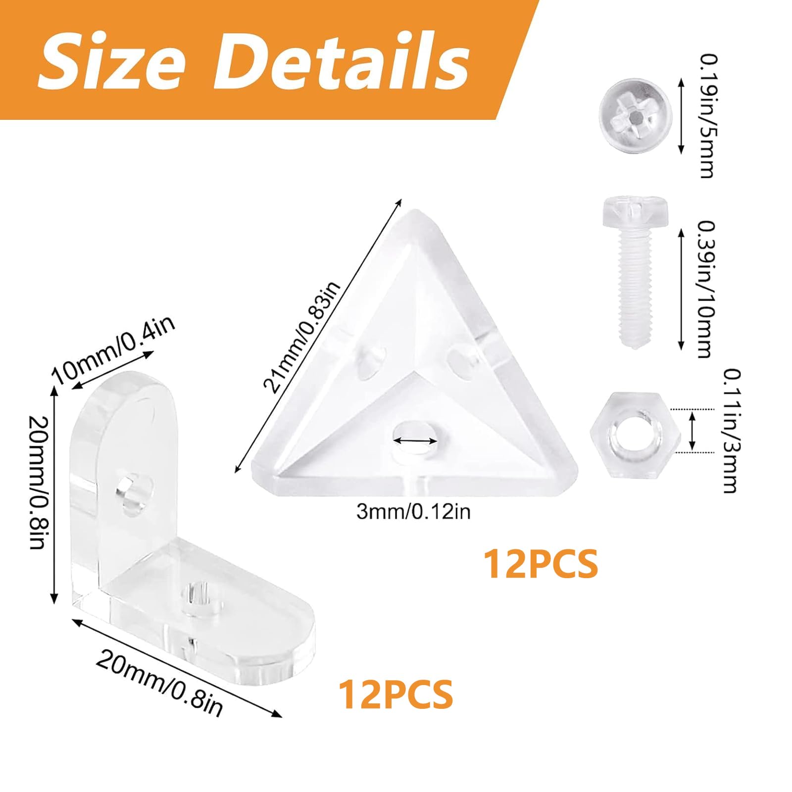 MOROBOR Acrylic Corner Bracket - Image 2