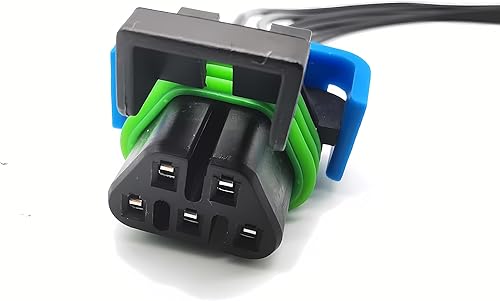 Miniatura 4 de Conector sellado macho y hembra de la coleta de la asamblea del faro de 5 pines compatible con GM Pontiac G6