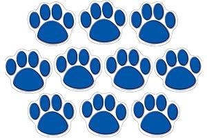 Teacher Created Resources Paw Print Accents - Perfect for Classrooms and Bulletin Boards!