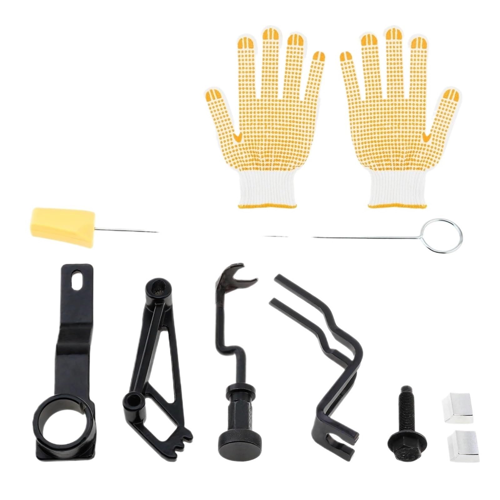 Herramienta Compresor Vástago Válvul Kit de Herramientas de compresor de Resorte de válvula de reparación de automóviles Apto para Motor Ford 3V4.6L/5.4L.