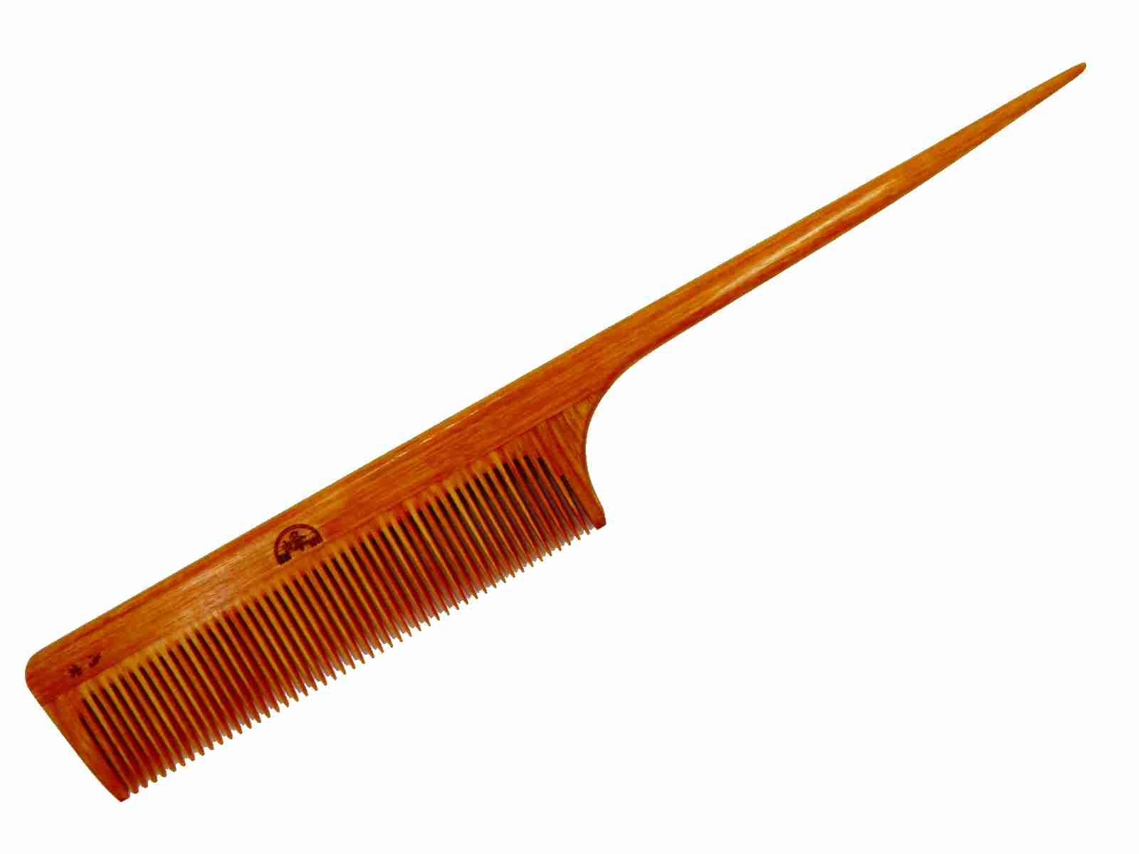 Minebari Birch Wood Comb Extra Large Handmade Camellia Oil Japan 8.9in