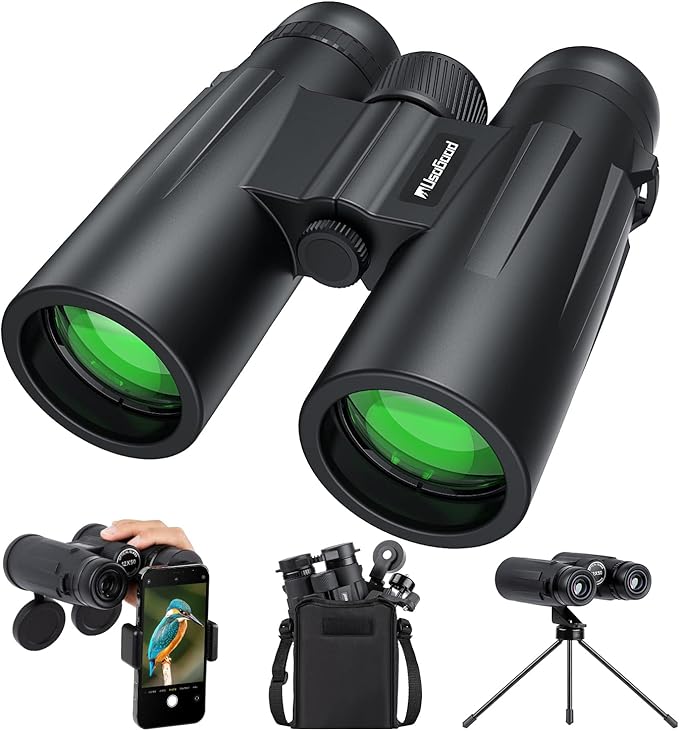 Binoculars For Adults Bird Watching Usogood 12x50 High Power Binoculars, Black | UK - View #14
