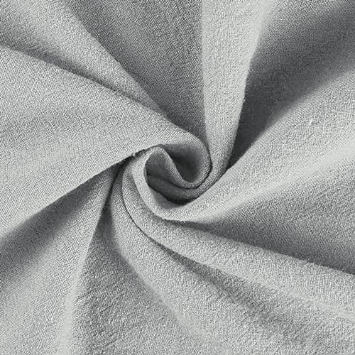 Women's Cotton Linen Wide Leg Pants High Waist Casual Comfy Palazzo Trousers with Drawstring for Summer 20252