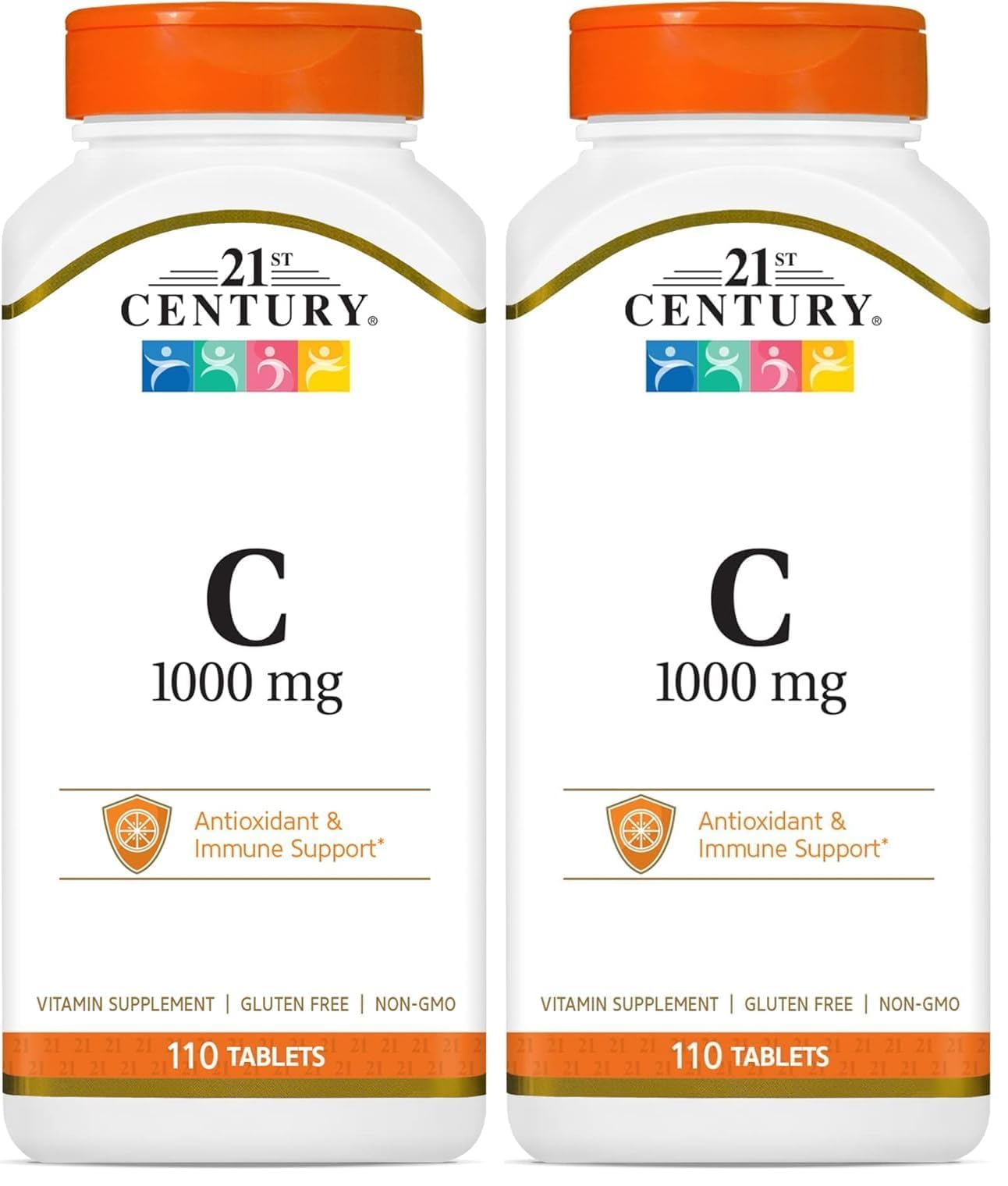 21st Century C 1000 mg Tablets 110 Count (Pack of 2)