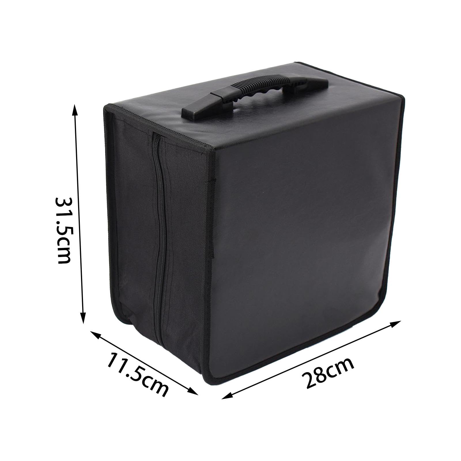 Custodia per CD Porta CD Porta CD Porta CD da Viaggio Portatile Borsa Porta CD con Manico Custodia per CD 520 capacità per Auto