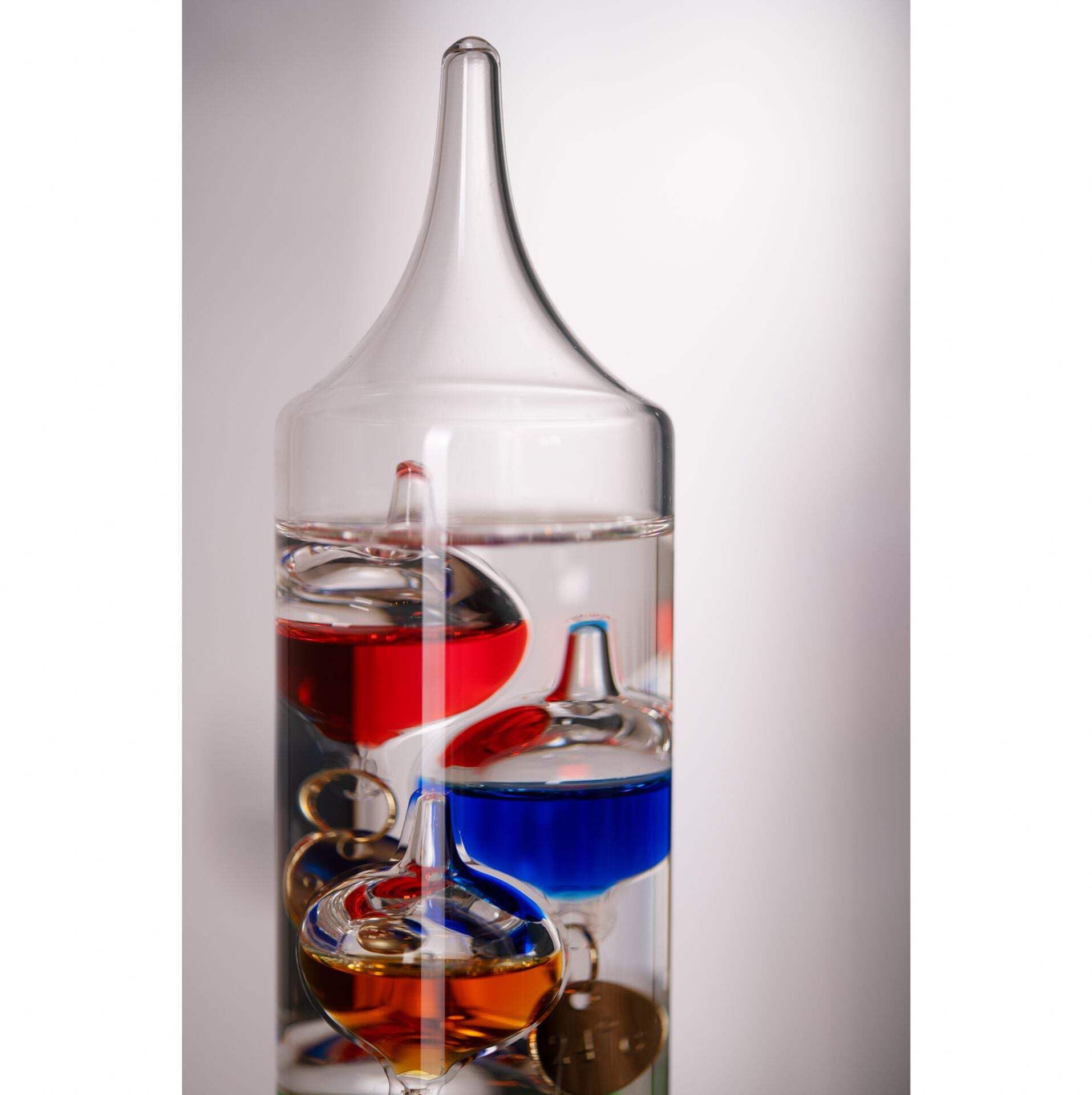 Widdop Bingham Galileo Thermometer 28cm Multi Coloured 5 Bulb G106, transparent - Image 3