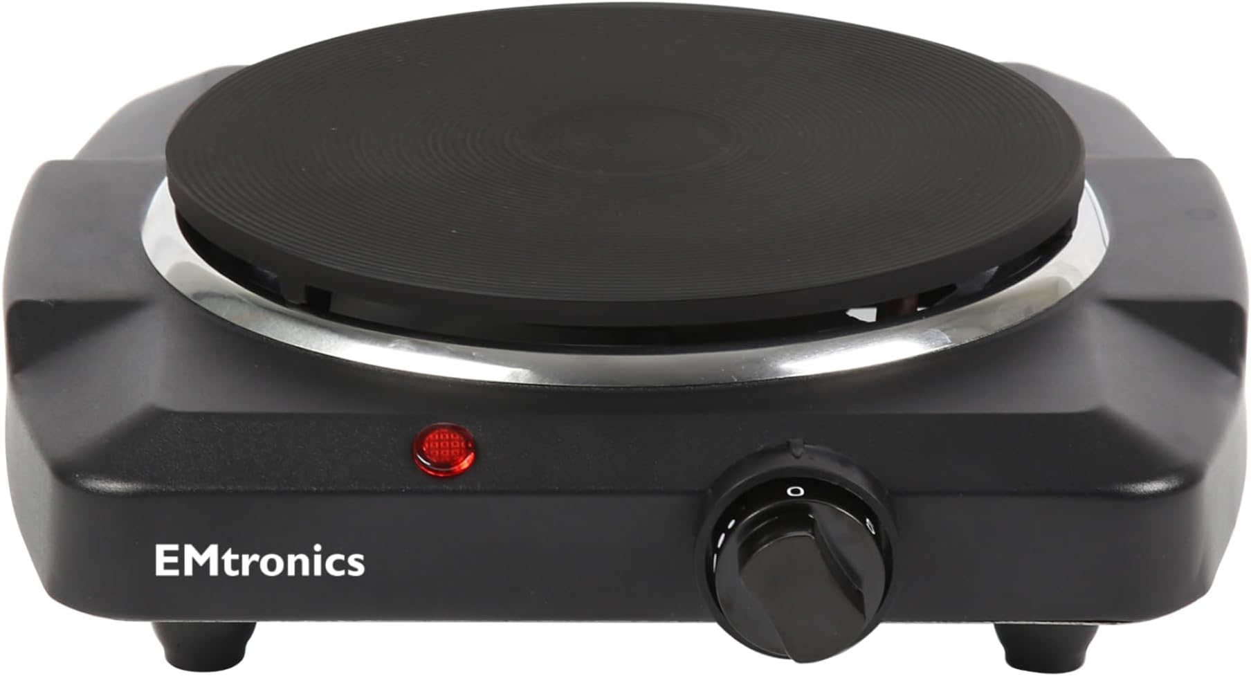 EMtronics 1500W Portable Hob, Hotplate and Thermostat Control, Mini Hot