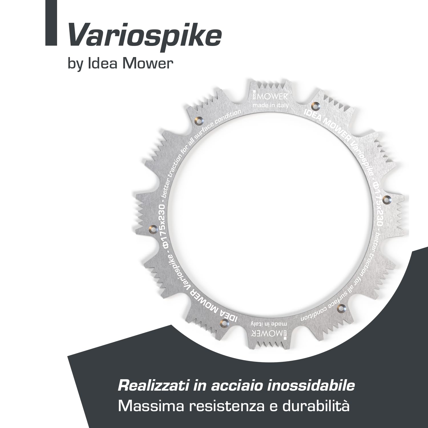 ruote dentate Variospike compatibile con Worx Landroid serie L & Vision