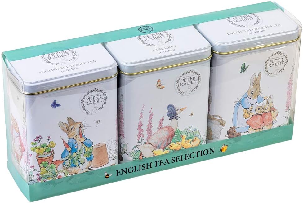 Beatrix Potter 120 Tea Bags Triple Tin Gift