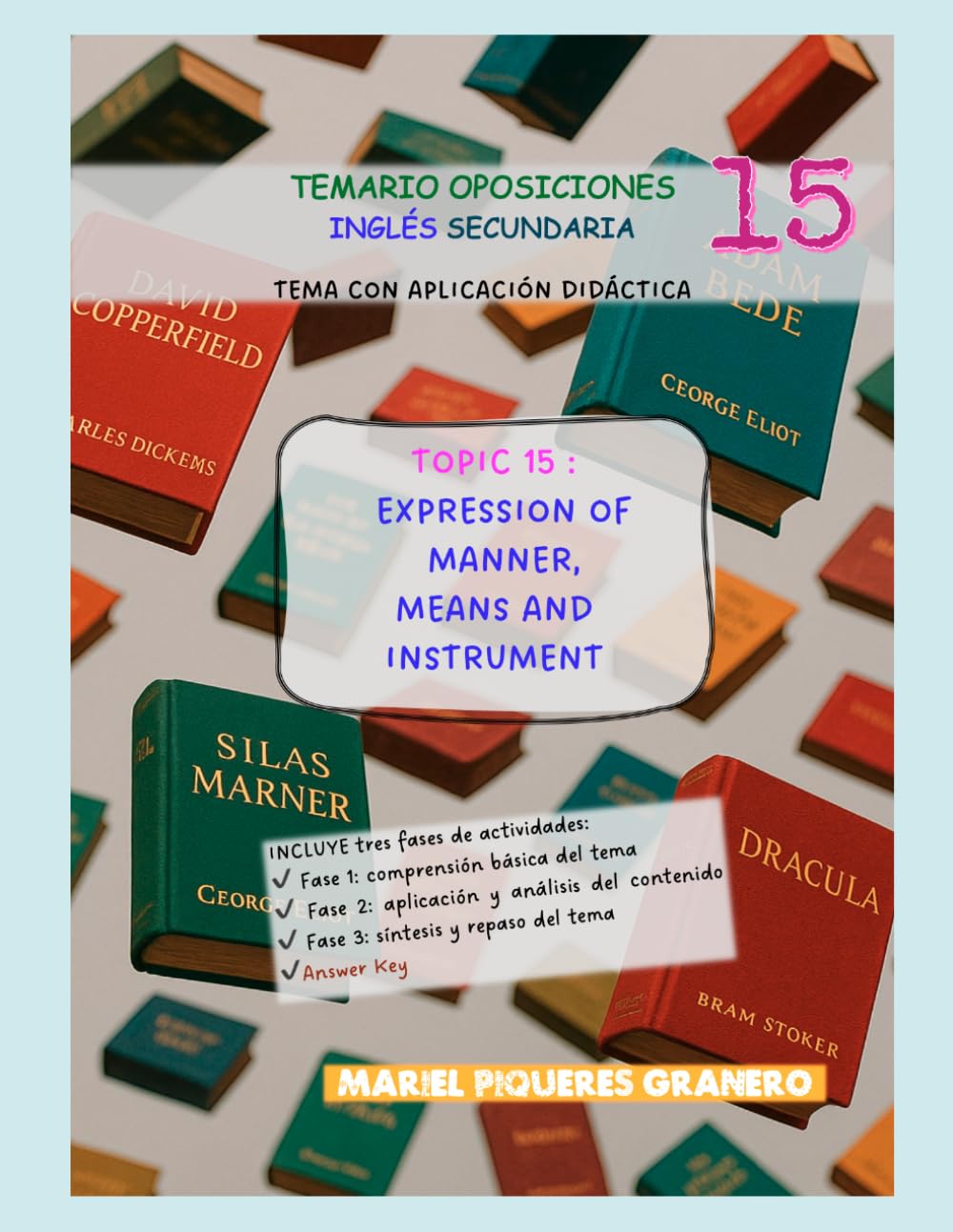 TOPIC 15: EXPRESSION OF MANNER, MEANS AND INSTRUMENT: TEMARIO OPOSICIONES INGLÉS ESO Y BACHILLER (OPOSICIONES INGLÉS SECUNDARIA Y BACHILLER)