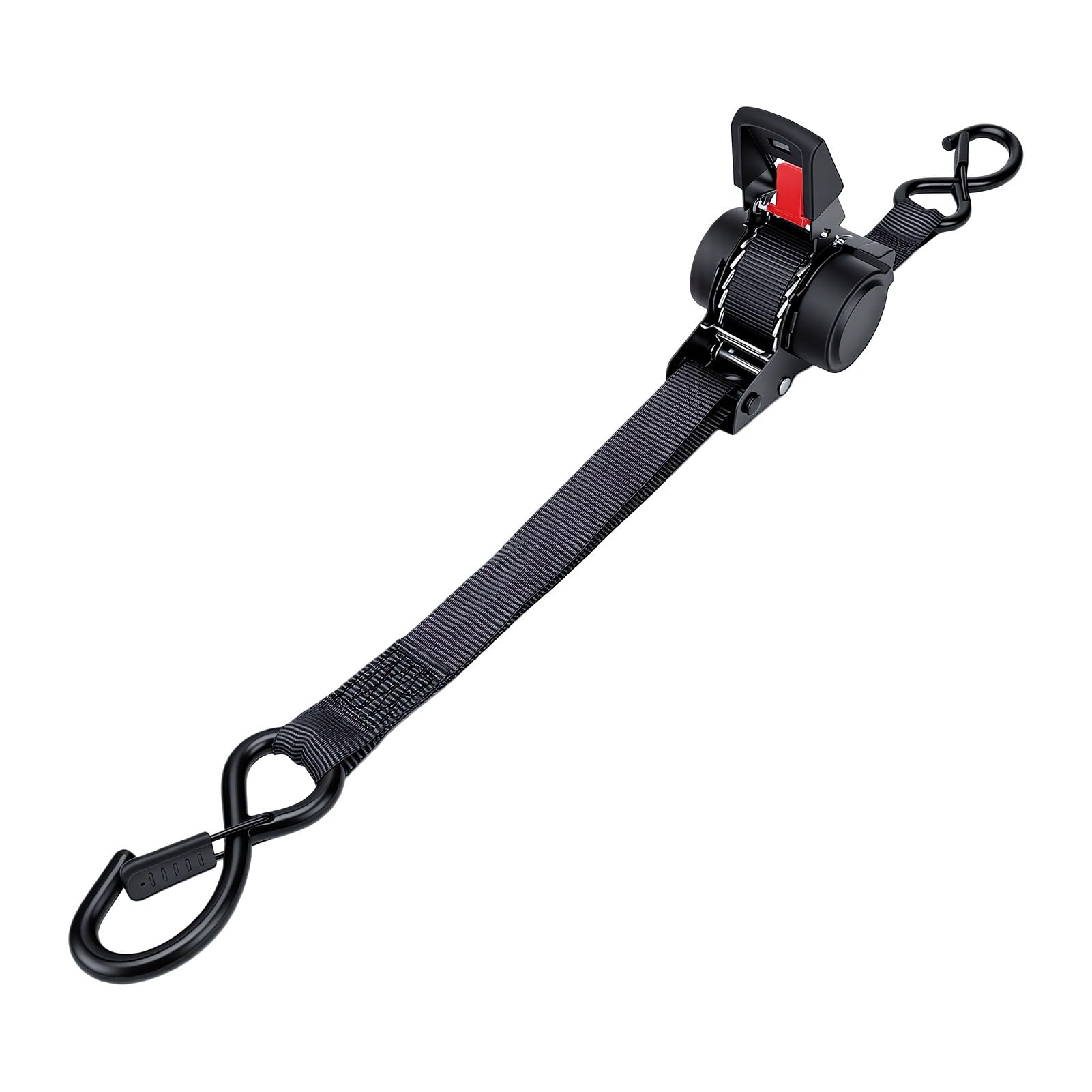 FTVOGUE Pasek Mocujący z Uchwytem Tapicerowanym 1800 Lb, Pas Napinający do