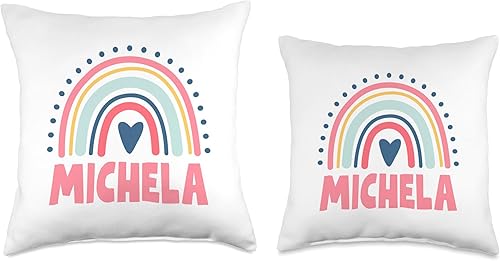 Miniatura 3 de Michela Name Custom Woman Myth Legend Pink Birthday Party Throw Pillow, 16x16, Multicolor