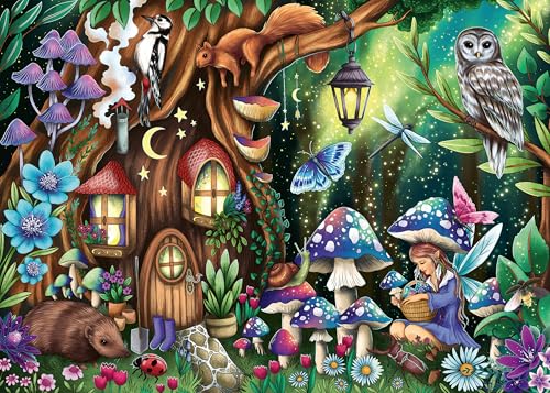 Ravensburger - Puzzle 1000 pièces - Fôret Magique