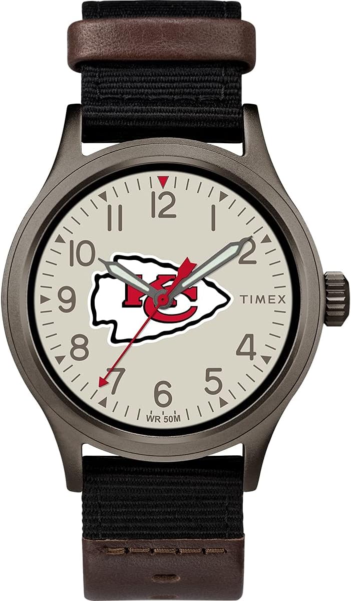 Men's TWZFLIOMB NFL Clutch Detroit Lions Watch