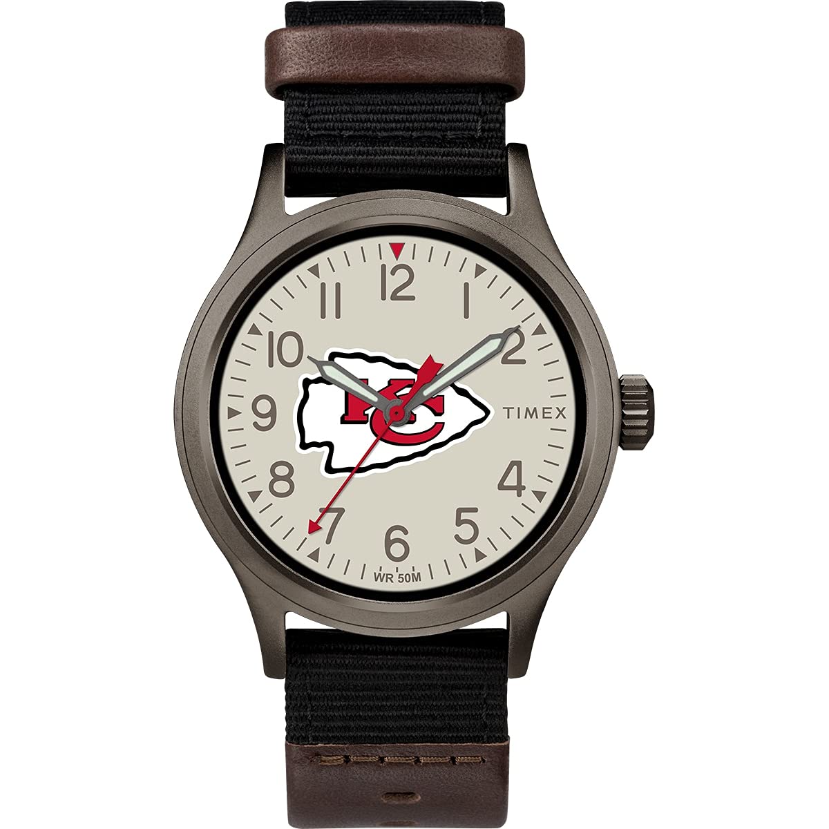 Men's TWZFLIOMB NFL Clutch Detroit Lions Watch
